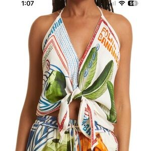 Farm Rio Halter Top